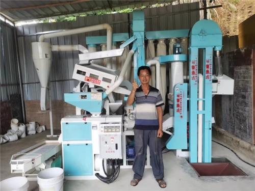 桂林碾米机生产线